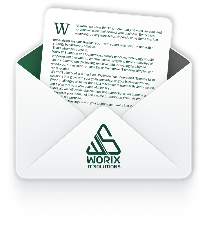 Opened envelope